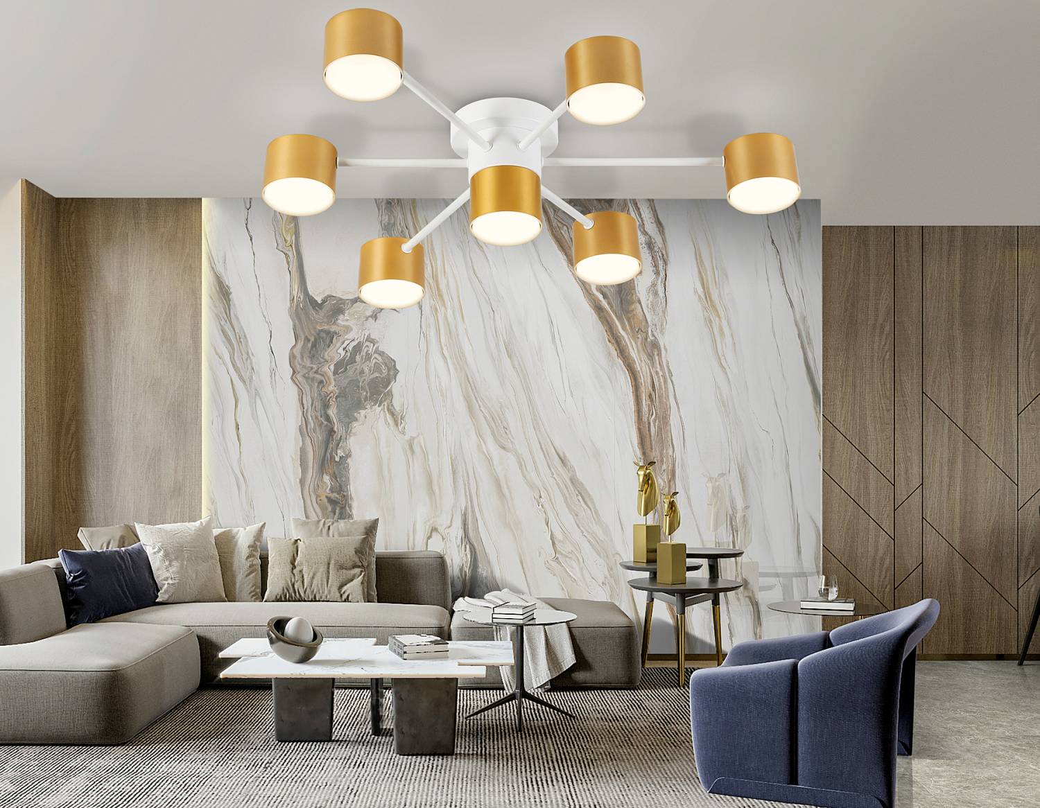 Потолочная люстра Ambrella Style GX53 FL51725