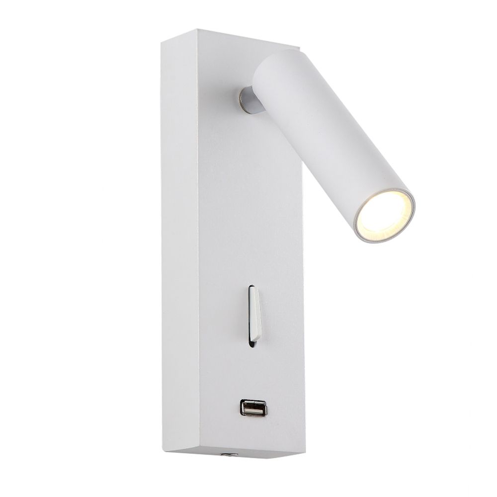 Светильник спот Crystal Lux Clt 210 CLT 210W USB WH