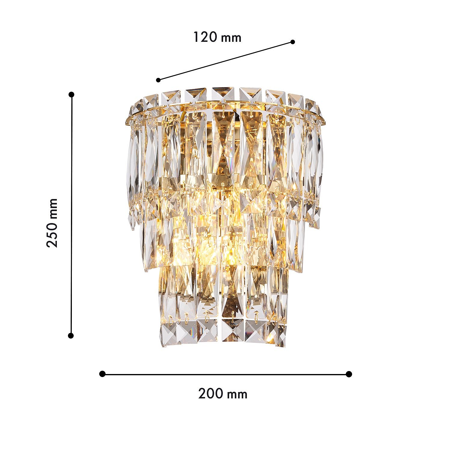 Настенное бра Favourite Adamas 4781-2W