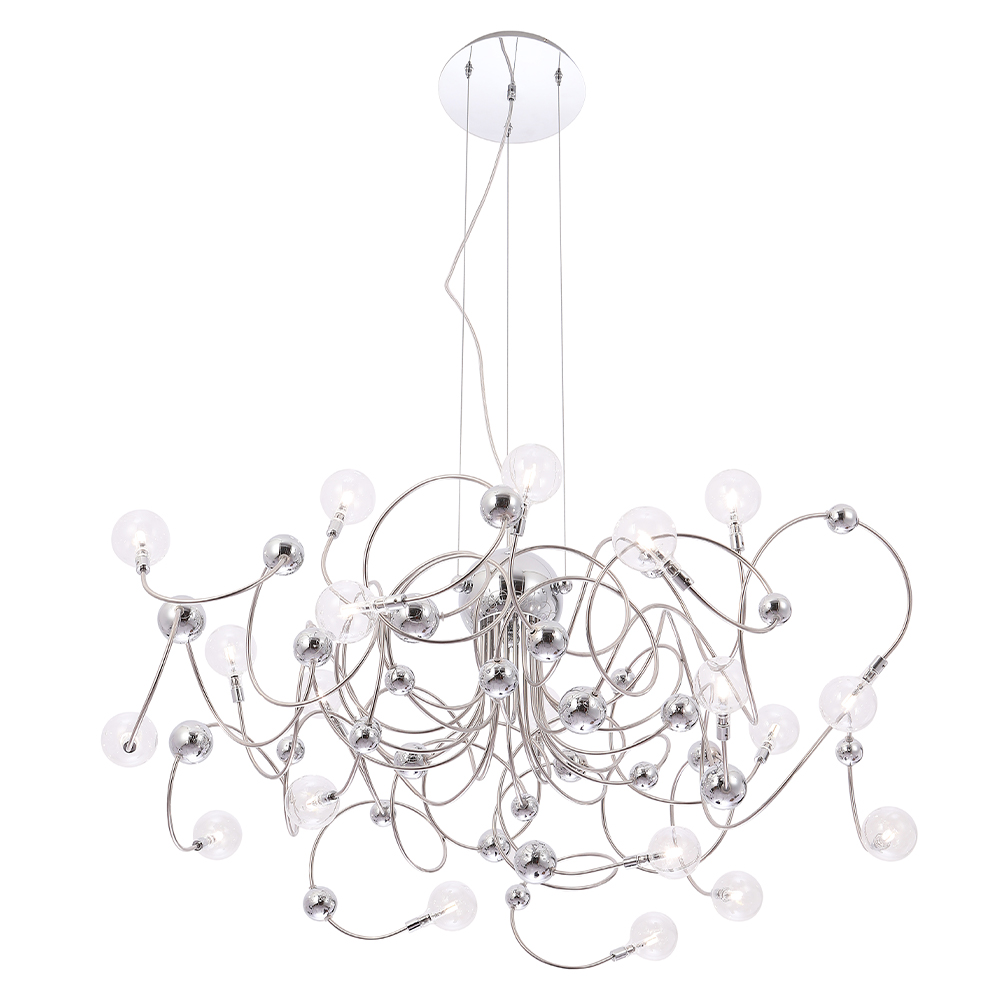 Подвесная люстра Crystal Lux Medusa MEDUSA SP20 CHROME