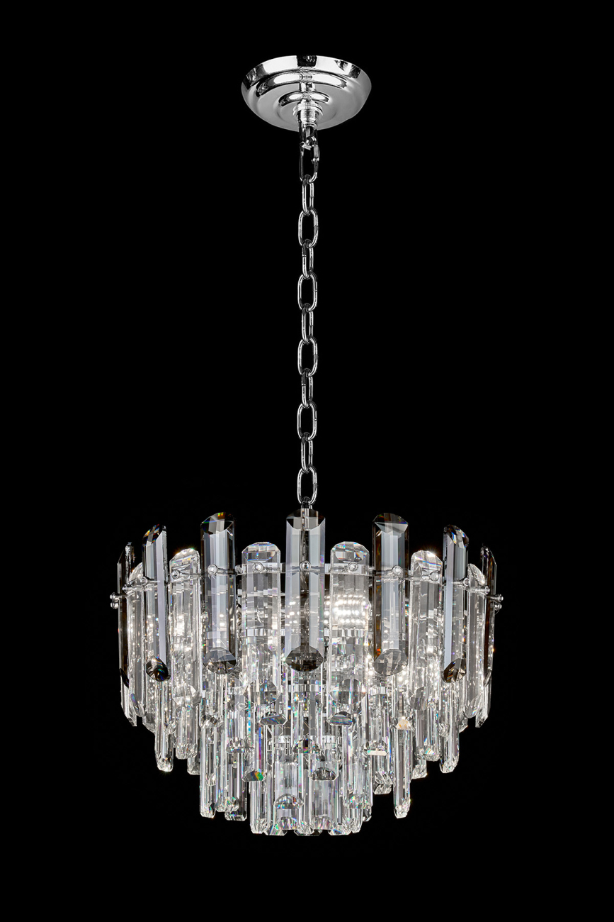 Подвесная люстра LEON Jacqueline LE7161/400 CH/GR