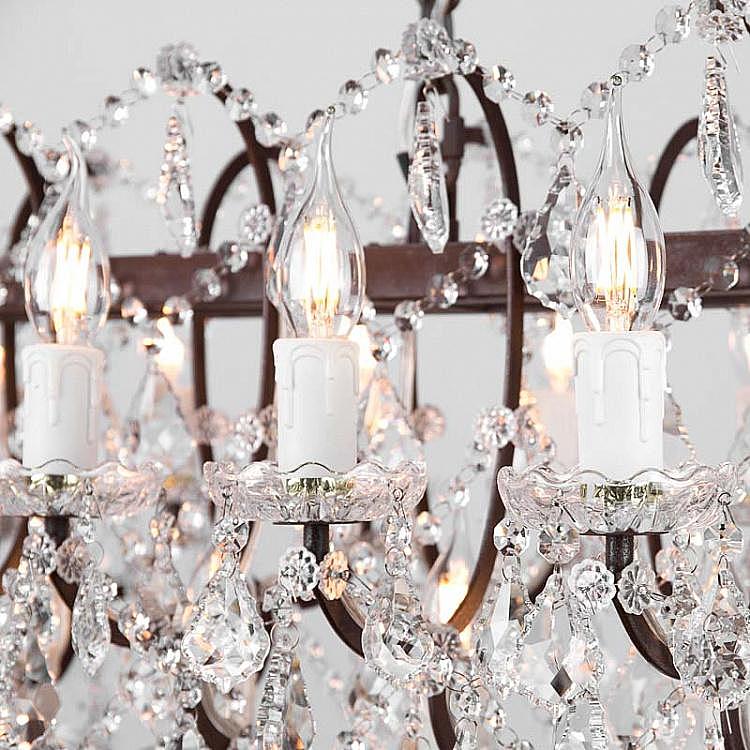 Подвесная хрустальная люстра Rococo L'Arte Luce Luxury L27903