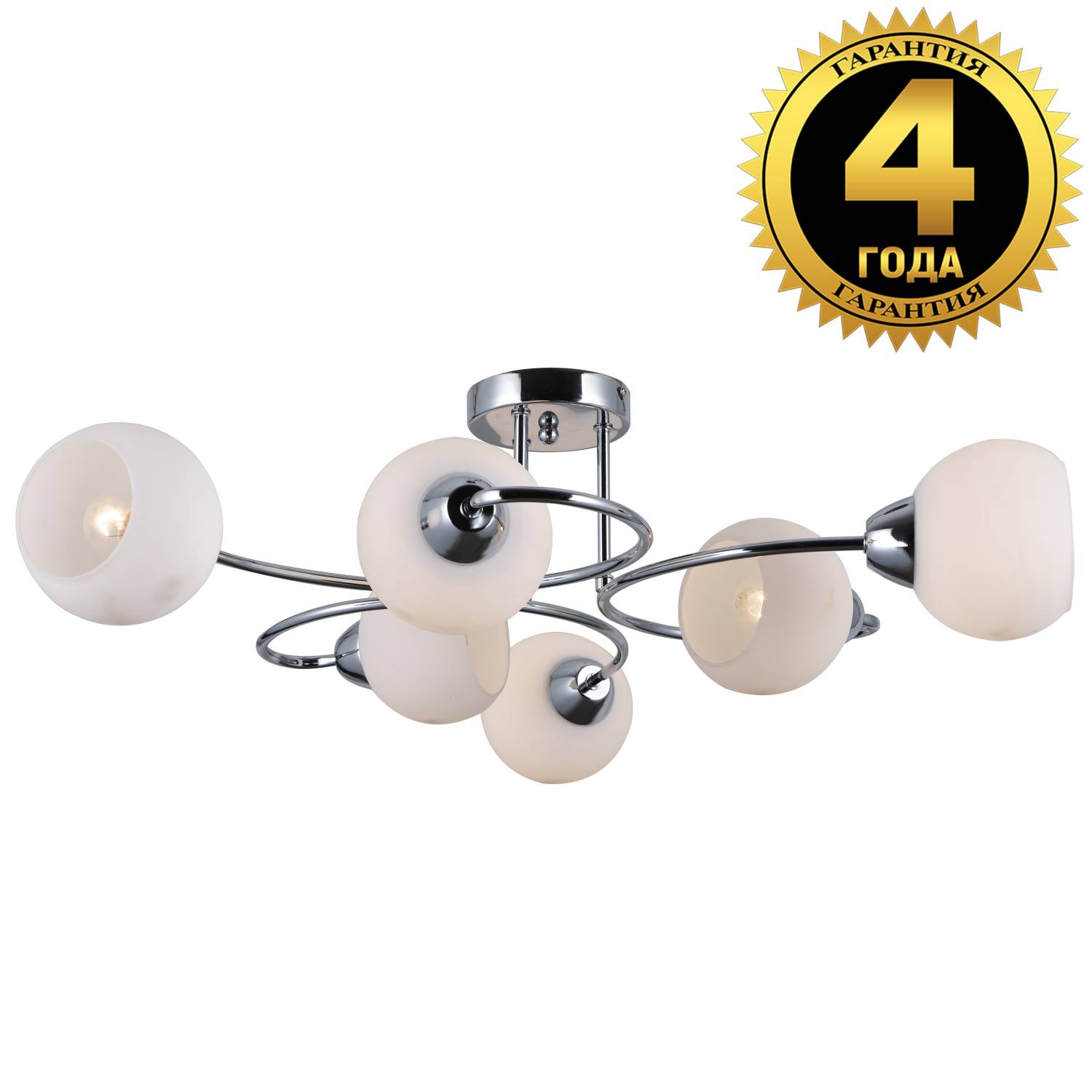 Потолочная люстра Natali Kovaltseva 81401 81401/6C CHROME