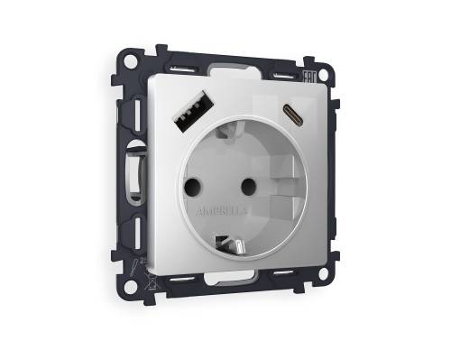 Розетка Ambrella Volt ALFA MA410010