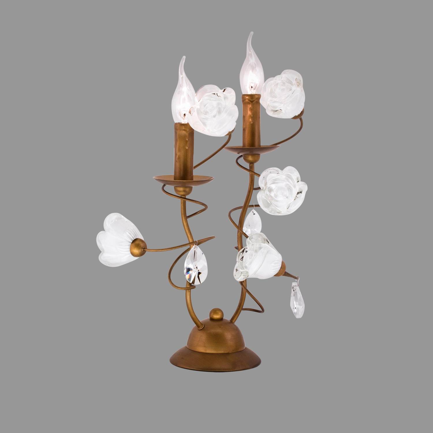 Настольная лампа с цветочками Rosetta EL324T02.1 Citilux