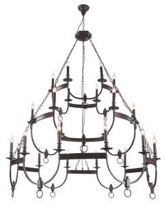 Люстра многоярусная Suerte SUERTE BROWN SP12+6+6 Crystal Lux