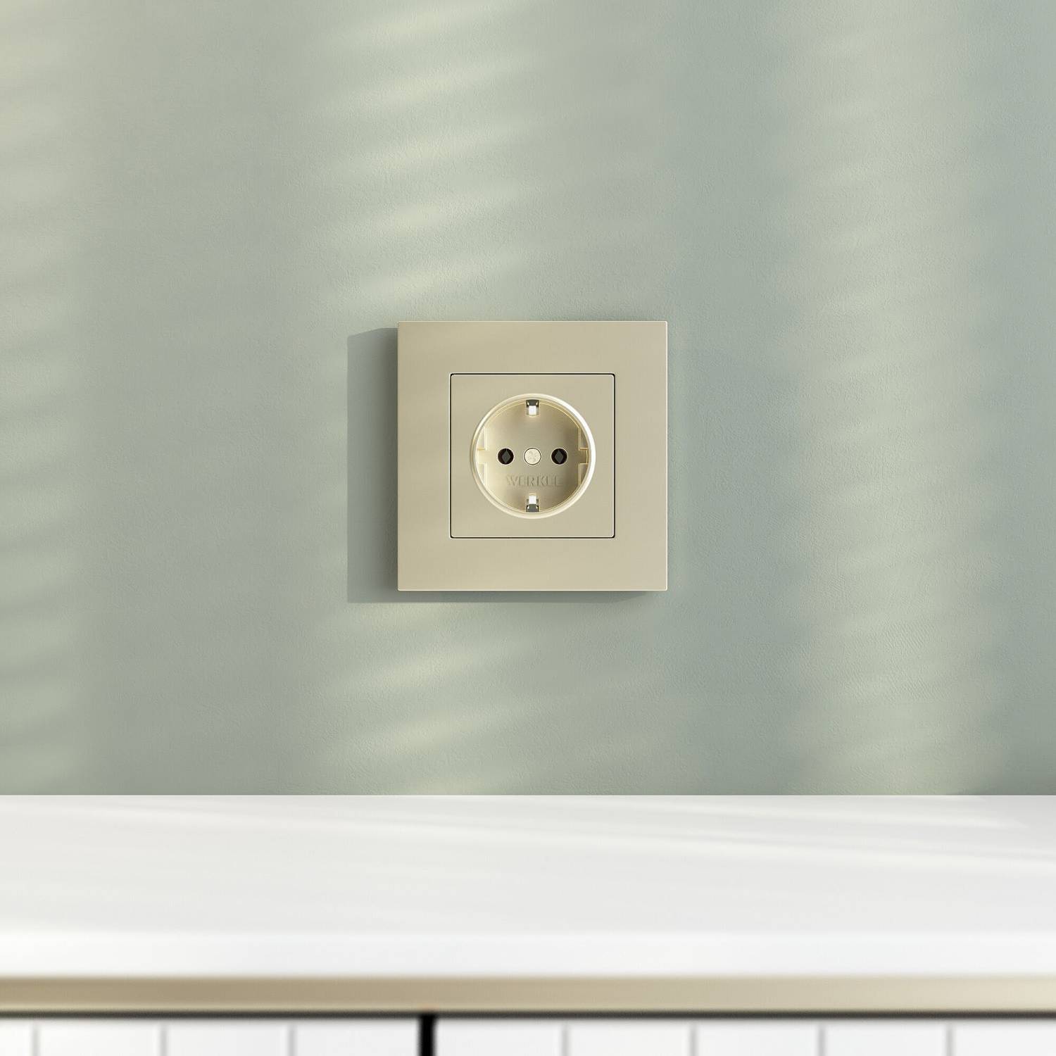 Рамка Werkel W0012911/ Рамка на 1 пост Slab (шампань софт)