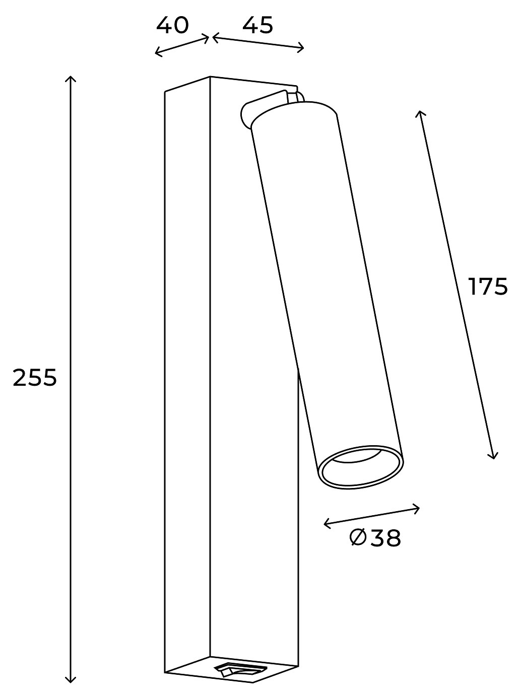 Настенный светильник Hesby Lighting Edge HSBL_0209