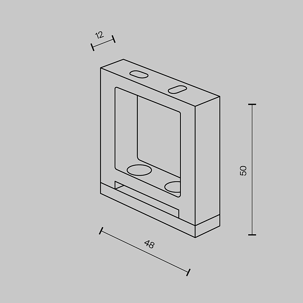 Крепеж для текстильной ленты, 1 шт. Maytoni Accessories for system Parity TRA130BS-B-1