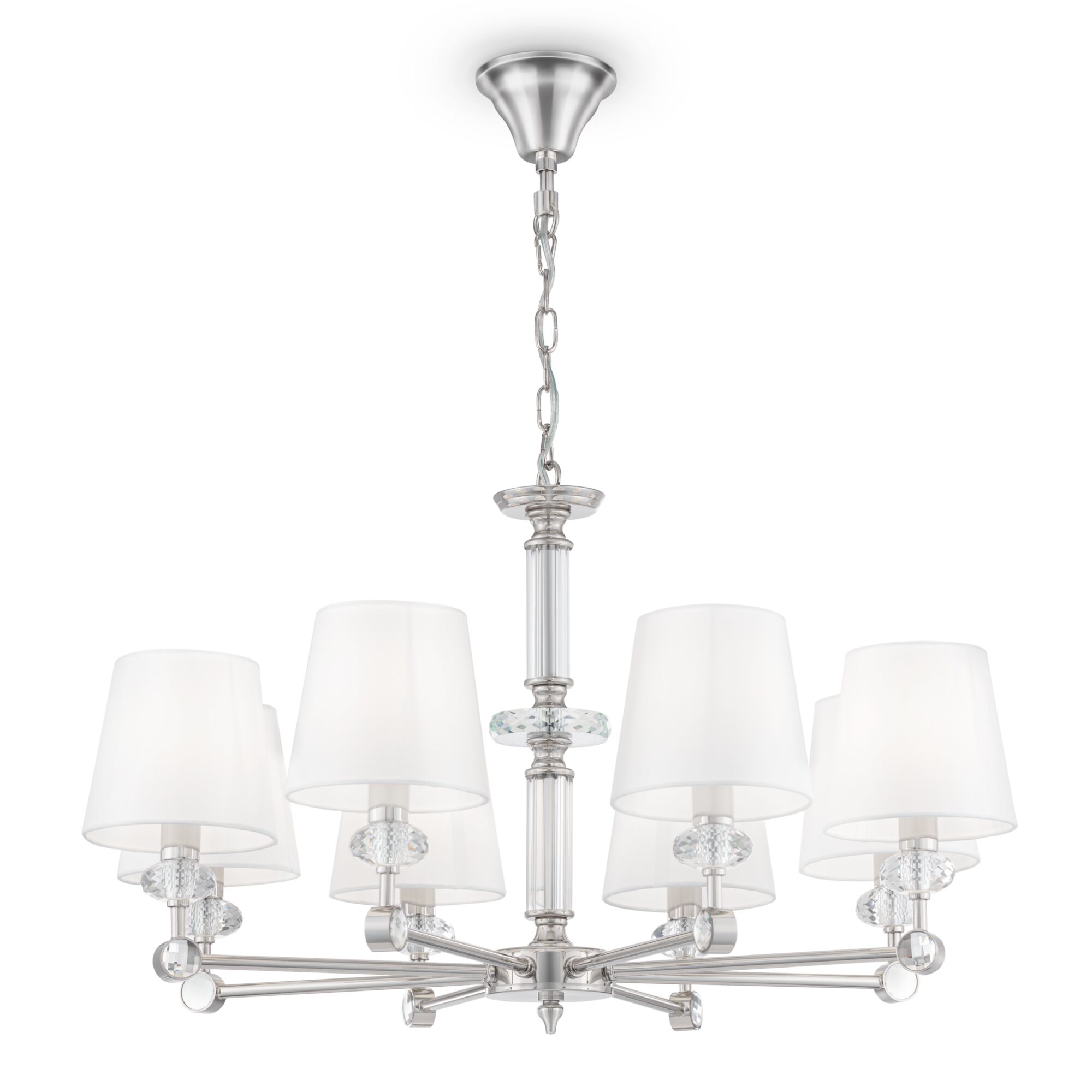 Подвесная люстра Maytoni Riverside MOD018PL-08CH Подвесная люстра Maytoni Riverside MOD018PL-08CH