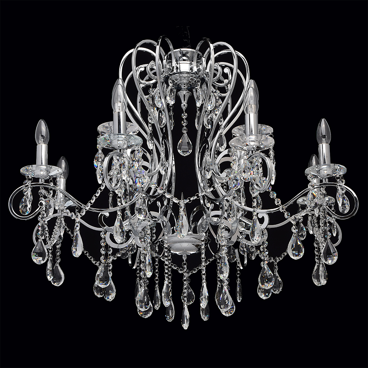 Хрустальная люстра Chiaro Сюзанна 458010712