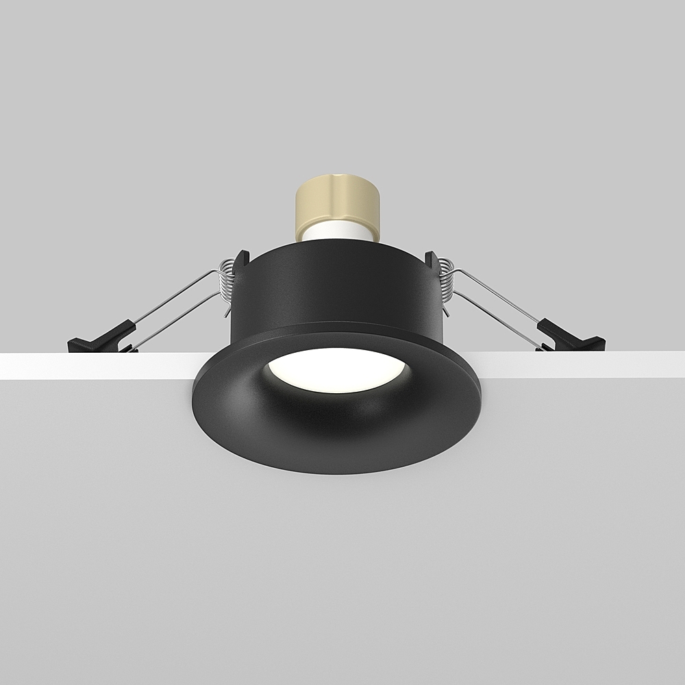 Встраиваемый светильник Maytoni Slim DL027-GU10-B