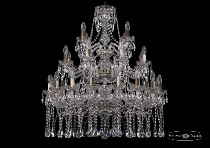 Подвесная хрустальная люстра 1413 Bohemia 1413/16+8+4/300/3d Pa