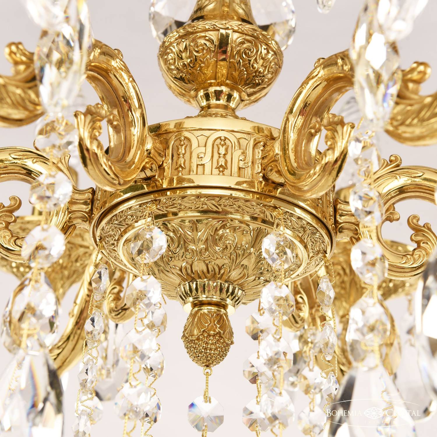 Подвесная хрустальная люстра 7101 Bohemia 71101/6/125 B G