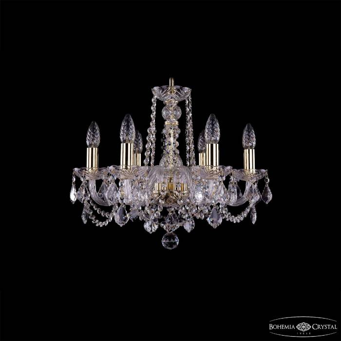 Подвесная хрустальная люстра 1402 Bohemia 1402/6/160 G Leafs