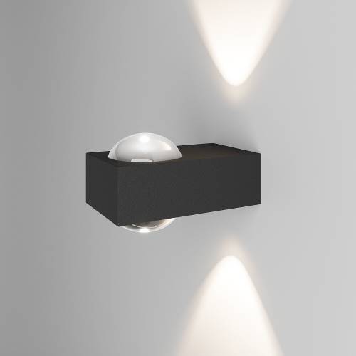 Уличный настенный светильник Elektrostandard Lenses Lenses (35191/W) черный