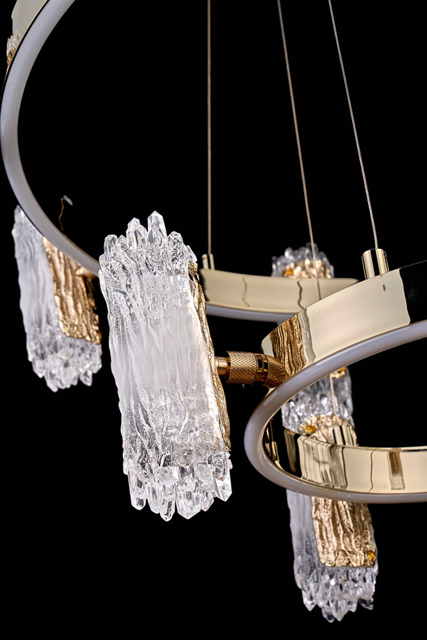 Подвесная люстра LEON Elizabeth LE7912/8+4 Gold