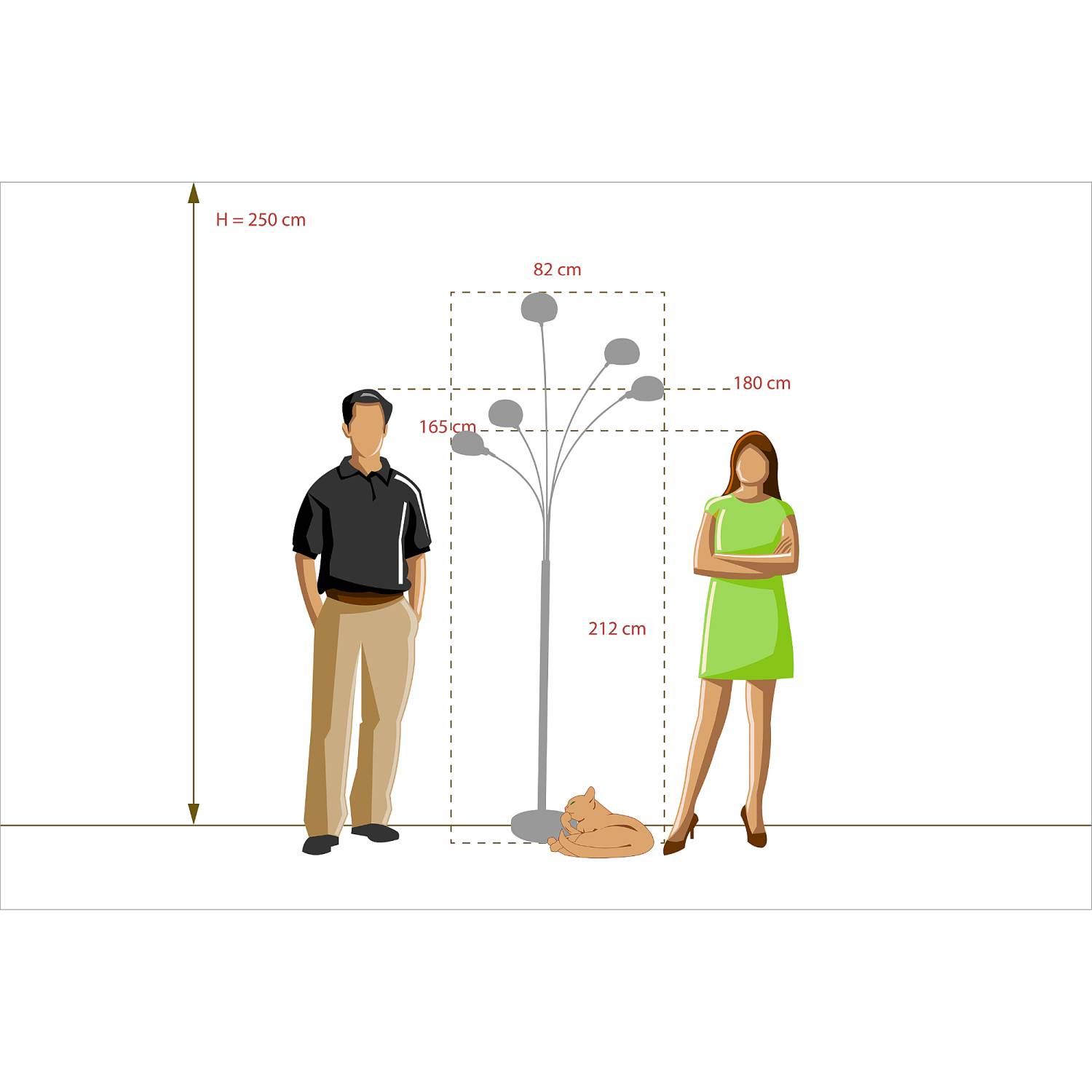 Торшер De Markt Гэлэкси 632046105