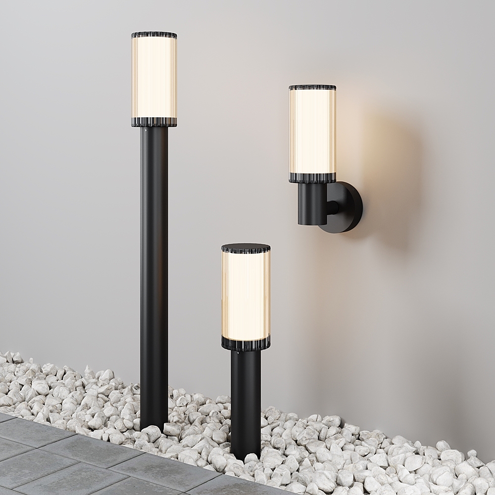 Уличный наземный светильник Maytoni Rib O502FL-01B1