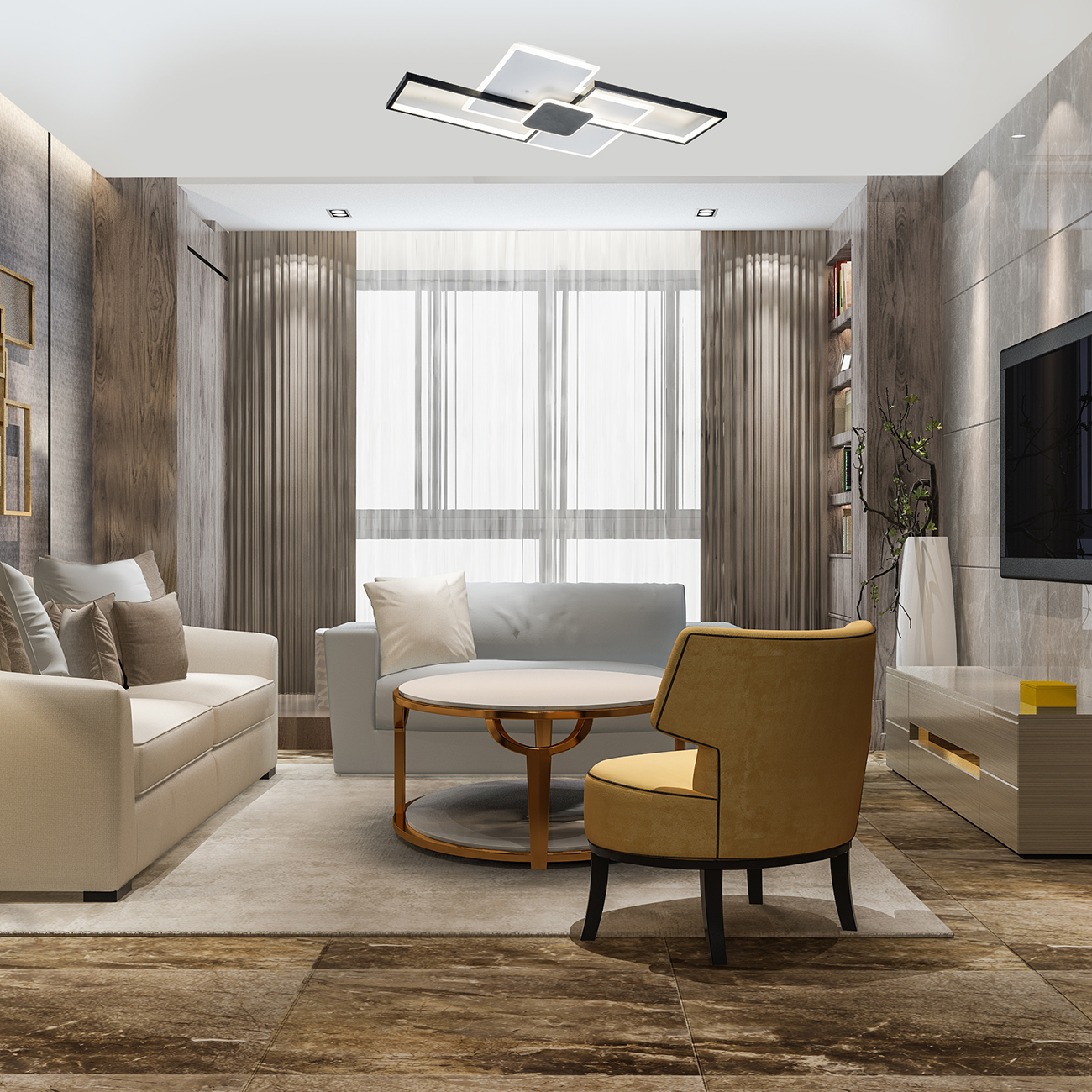 Потолочная люстра Escada Space 10216/S LED