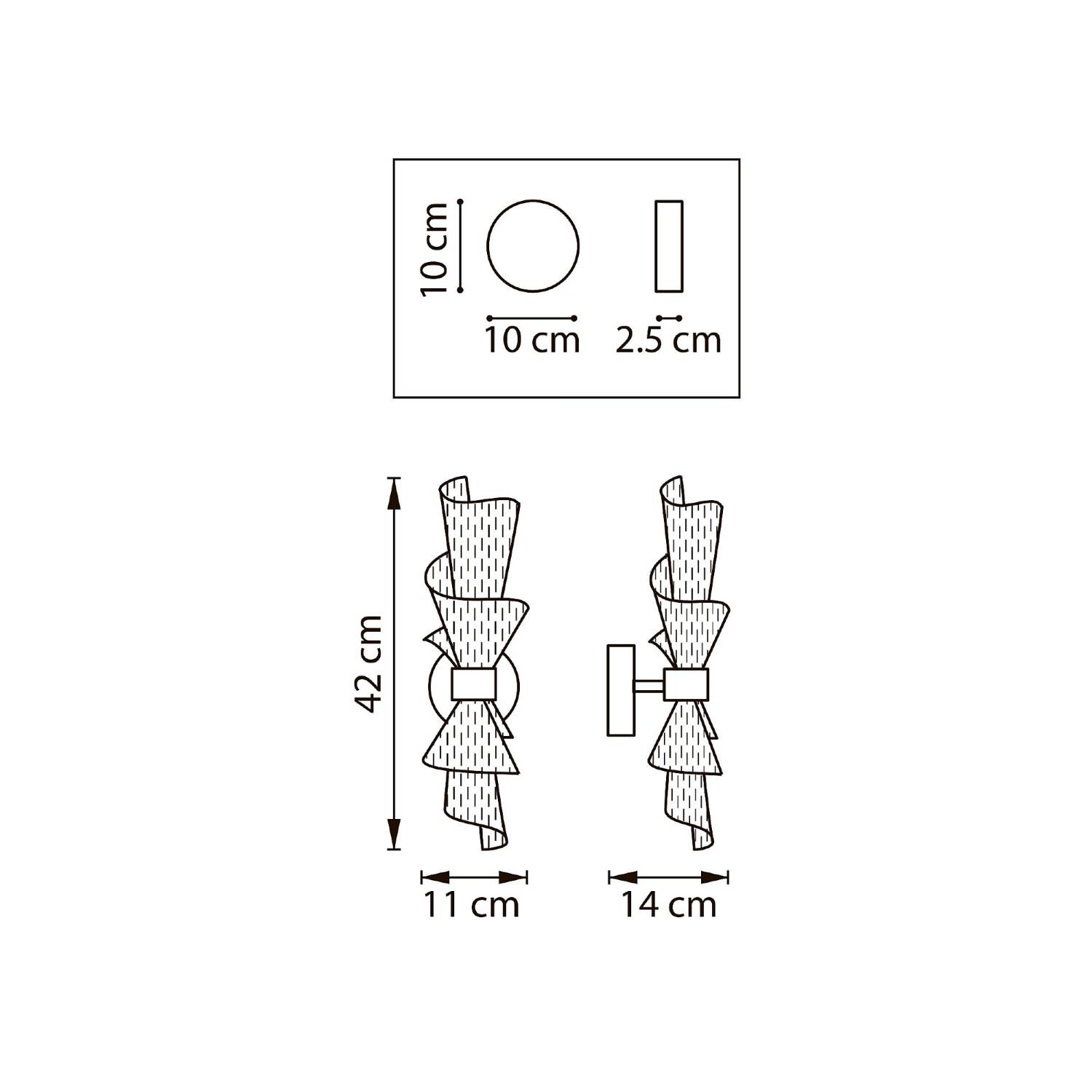 Настенное бра Lightstar Acrile 737672