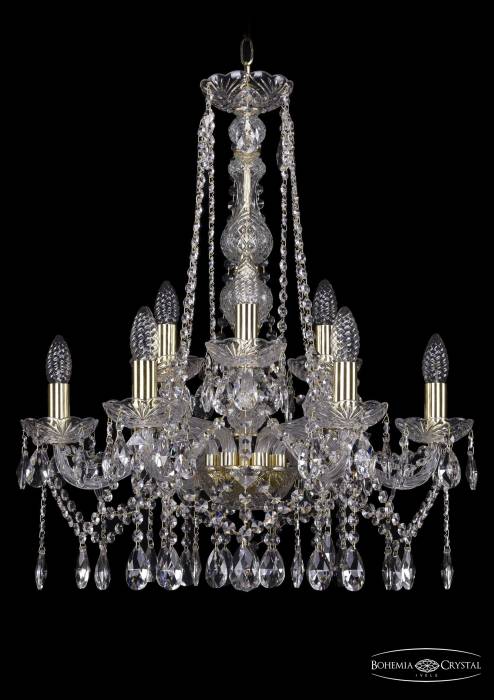Подвесная хрустальная люстра 1413 Bohemia 1413/6+3/200/h-66 G