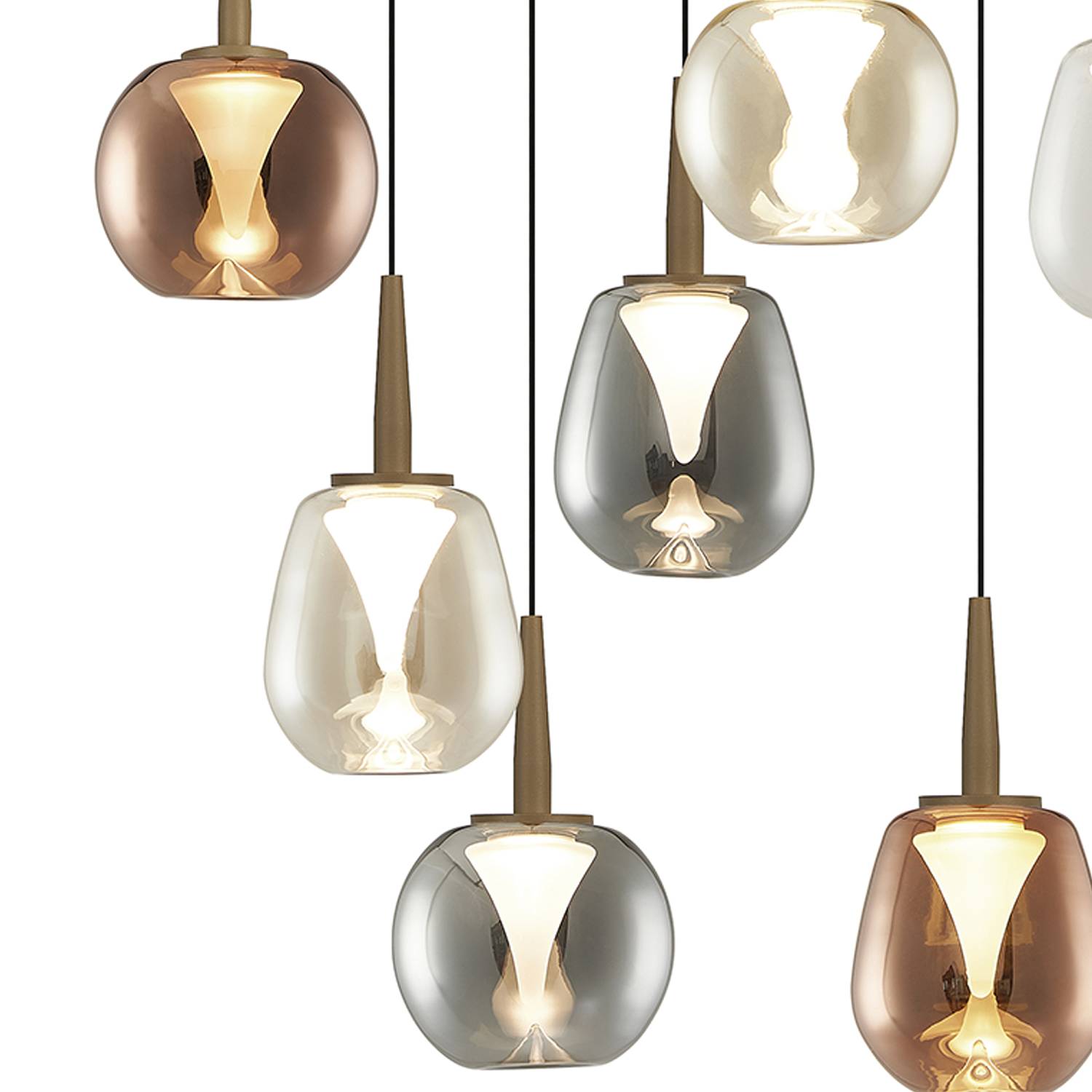 Подвесная люстра Mantra Andromeda 8934+8PL