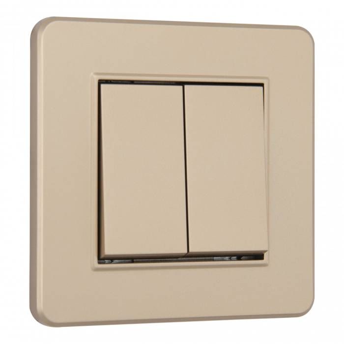 Выключатель Arte Milano Set16-1 SET16-1-30-2 shampan