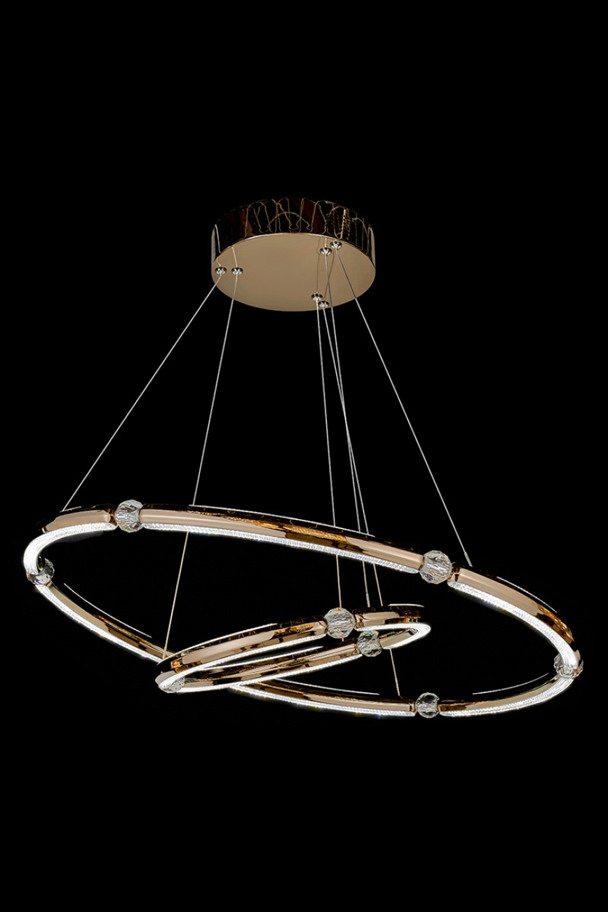 Подвесная люстра LEON Ani LE7710/800-2K Black/Chrome