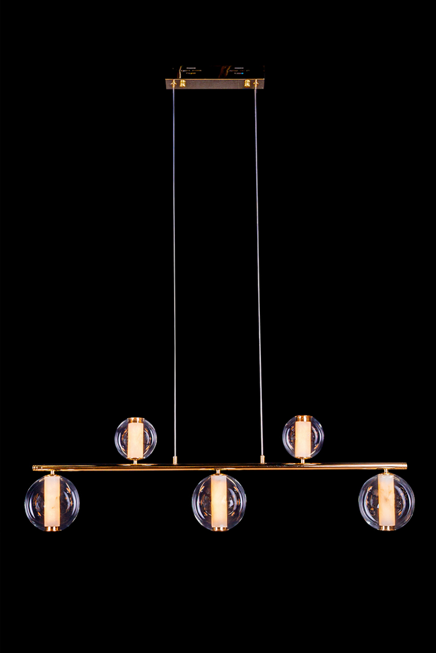 Светильник подвесной LEON Aurore LE7703/5L Gold