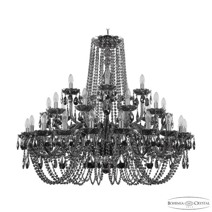 Подвесная хрустальная люстра 1402 Bohemia 1402/20+10+5/400 Ni M781