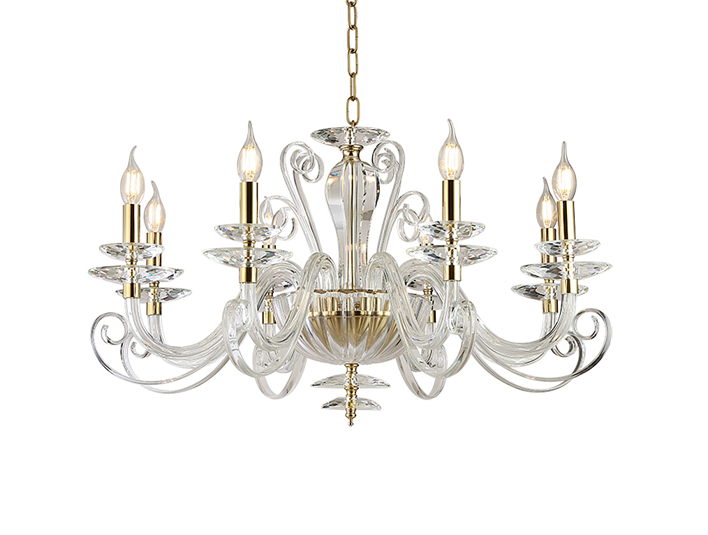 Подвесная люстра Newport Annabelle 8578/C gold polished