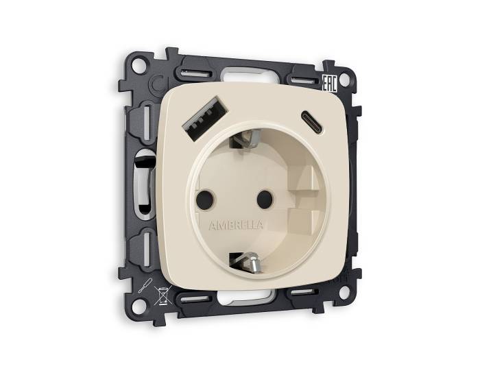 Розетка Ambrella Volt OMEGA MO330010