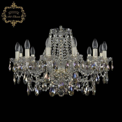 Подвесная хрустальная люстра 11.25 Art Classic 11.25.12.240.Gd.Sp.K801