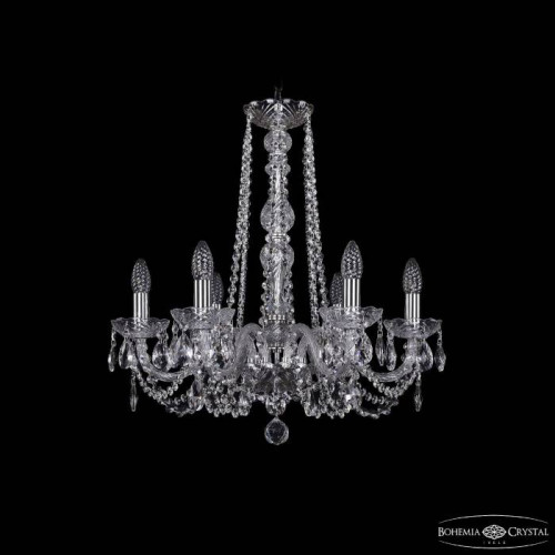 Подвесная хрустальная люстра 1402 Bohemia 1402/6/195/h-58 Ni
