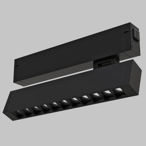 Светильник SMART направленного света поворотный для трековой системы SMART LINE 220В, 9Вт, Черный IL.0050.6003-9-BK