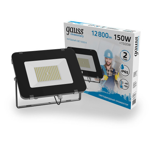 Прожектор уличный Gauss Elementary 6500 691511150