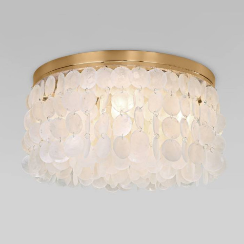 Потолочная люстра Eurosvet Sandra 60084/5 латунь/перламутр Smart