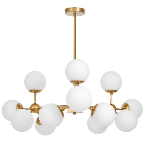 Люстра на штанге Lumina Deco Zodiak LDP 160-12 MD+WT