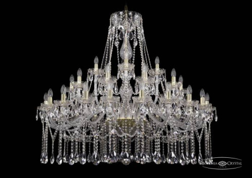 Подвесная хрустальная люстра 1413 Bohemia 1413/20+10+5/460 G