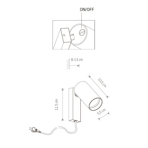 Светильник спот Nowodvorski Mono 7787