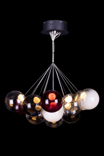 Подвесная люстра LEON Molecule LE7723/19 Chrome