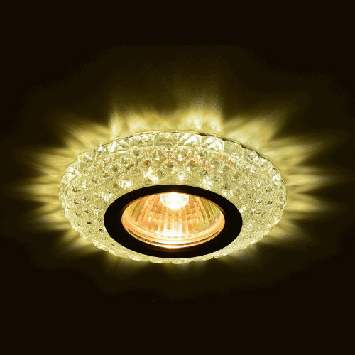 Светильник MR16+LED 3W 4000K встраиваемый ПОЛИКРИСТАЛЛ, AL/CLEAR IL.0027.0303