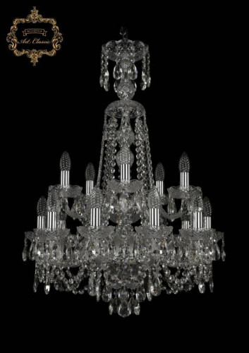 Подвесная хрустальная люстра 11.11 Art Classic 11.11.10+5.195.2d.XL-85.Cr.Sp