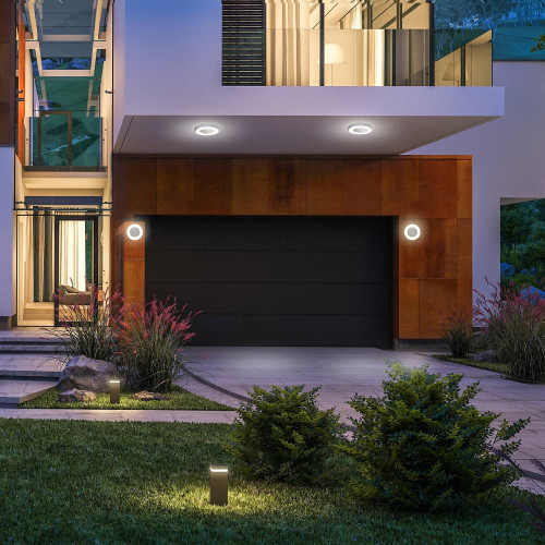 Уличный настенный светильник Elektrostandard Rim LTB52 LED Светильник 18W Белый