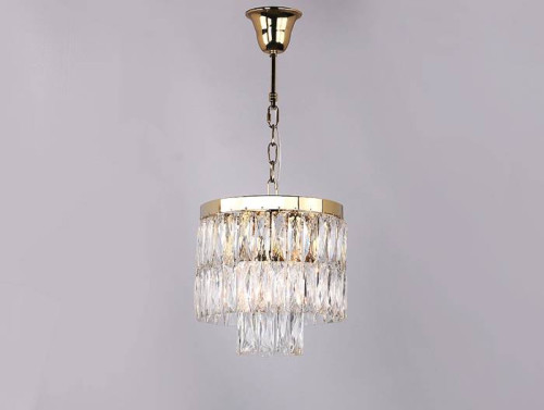 Подвесная хрустальная люстра 10120 Newport 10125/C gold