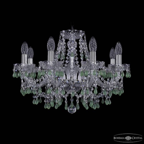 Подвесная хрустальная люстра 1410 Bohemia 1410/8/195 Ni V5001