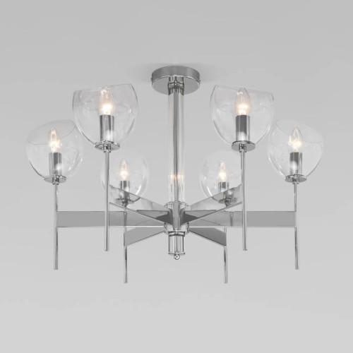 Потолочная люстра Eurosvet Arrista 60130/6 хром Smart