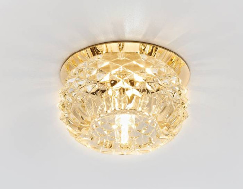 Встраиваемый светильник Ambrella Design D7323 CL/G