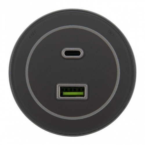 Трековая розетка Arte Milano Am-track-sockets-39 399732TS/USB-Type-C Silver